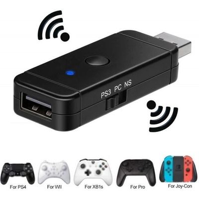 Adaptateur de manette sans fil Magic-NS pour PS4 PS3 Switch Xbox One Xbox  360 PC NeoGeo mini PS Classic