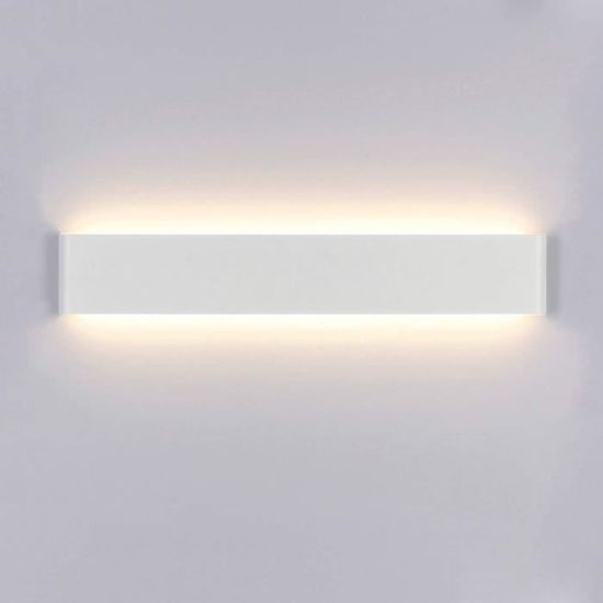 Applique Murale LED 20W 2250LM - Design Moderne Double Anneau - Blanc Chaud 3000K Pour Intérieur