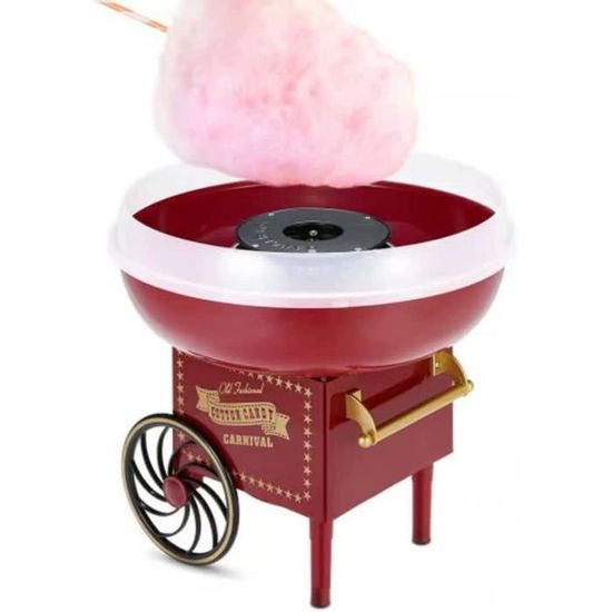 Machine à Barbe à Papa LED Rose 52 Cm 1030 W Royal Catering RCZK