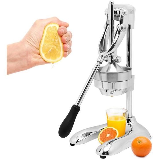 MasterClass Presse-Citron En Inox - Presse-agrumes Manuel Pour Citrons, Oranges Et Pamplemousses