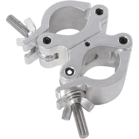 Pince éclairage Scène 5 Pièces - Charge 60 Kg - Pour Tuyaux 30-51 Mm - Alliage Aluminium - 10