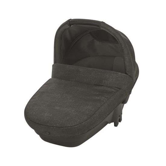 Nacelle BEBE CONFORT Amber Plus, Groupe 0, Utilisable en voiture, Confortable, Sécuritaire, 0-6 mois (environ 10kg), Nomad Black