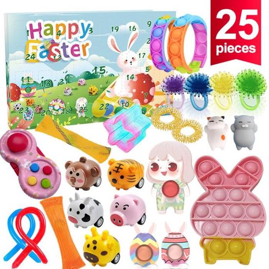 Jouets Sensoriels Anti-stress – 12 Bagues Fidget En Silicone Pour TDAH, Concentration, Enfants 3-8 Ans - 2
