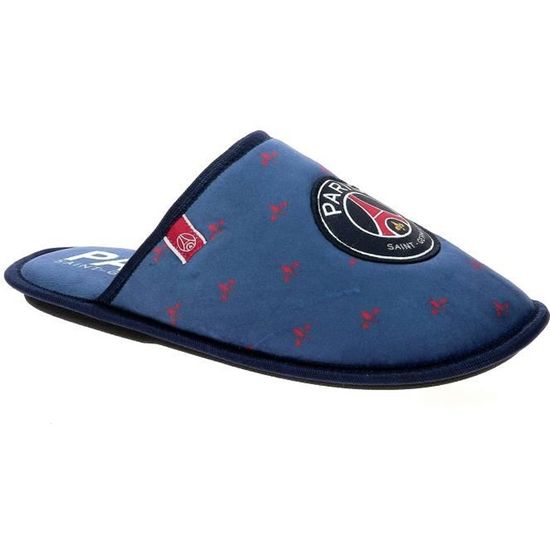 Chaussons Officiels Paris Saint Germain PSG – Taille 46, Matière Polyester – Produit Licencié, Supporter