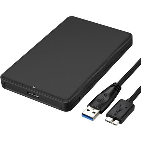 Disques durs externes haute vitesse USB3.0 2 To Boîtier de disque dur  portable de bureau portable (CAS UNIQUEMENT) 