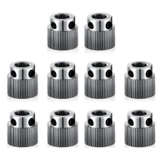 Mxfans 2 Engrenages Coniques 20T Module 1.5 Acier - Avec Vis 8mm