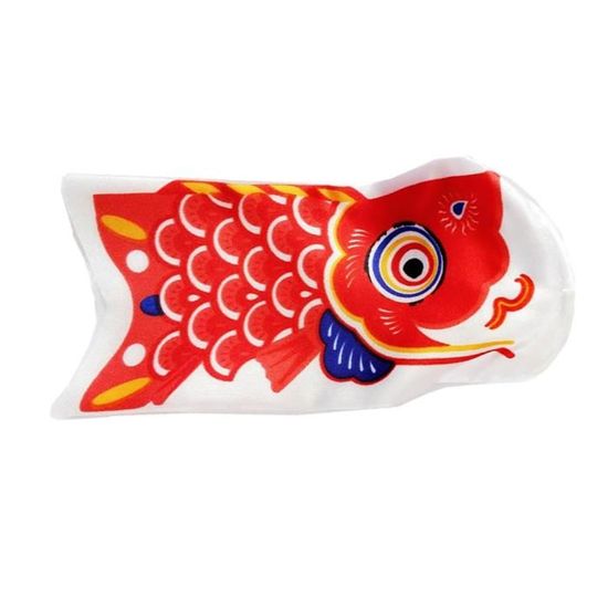 Homoyoyo Drapeau Koinobori Carpe Japonaise Rouge - Décoration Extérieure 70 Cm, Imperméable, Maison Jardin Bateau