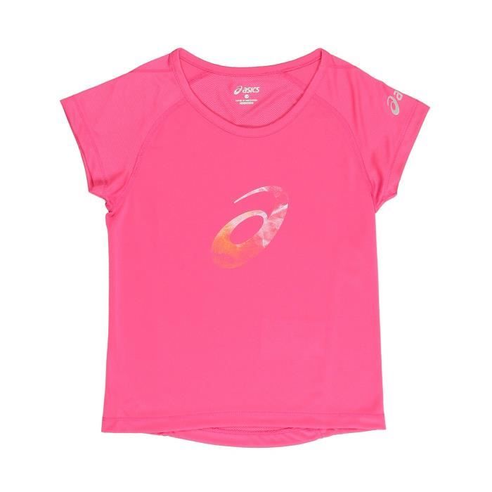 asics t shirt fille discount