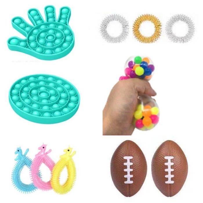 Labyrinthe Sensoriel Fidget, Jouets Sensoriels En Marbre Rempli De Gel Pour Enfants Et Adultes