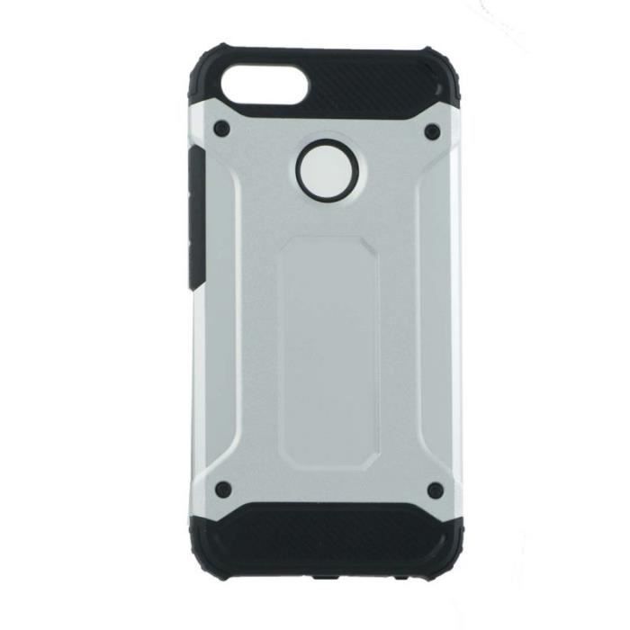 Coque antichoc pour Xiaomi Mi A1 grise avec angles renforcés caoutchouc