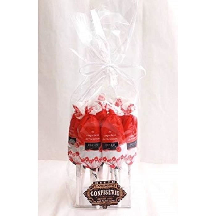 Sucettes Coquelicot de NEMOURS x15