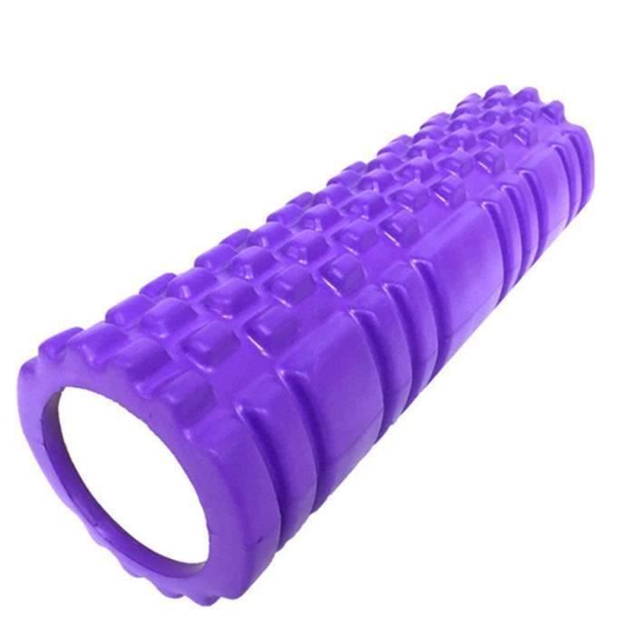 Yoga Colonne Bloc Équipement De Fitness Pilates Rouleau En Mousse Fitness Gym Exercices Muscle Roller Purple 30 * 9.5