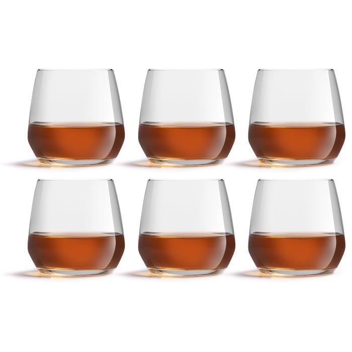 Libbey Verre Vico - 370 ml / 37 cl - 6 Unités - Vont au lave-vaisselle - Verre élégant
