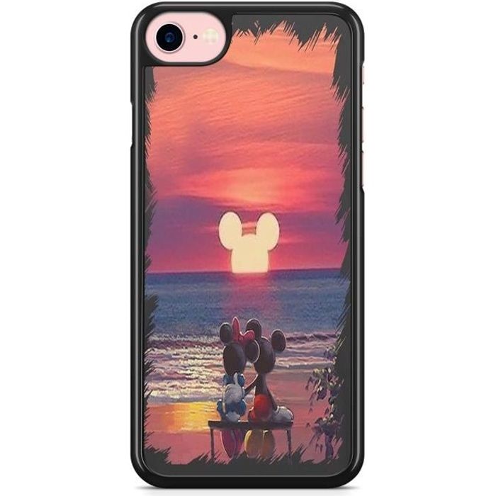 Coque iPhone XR Mickey Minnie Vacances Loves Disney