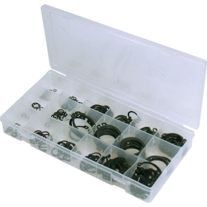 AUTOBEST Coffret De 300 Circlips Extérieurs 3 À 22 mm
