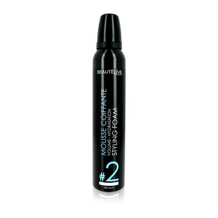 Beautélive, Mousse coiffante volume et hydratation 200ml, Coiffant Mousse Hydratant Cheveux