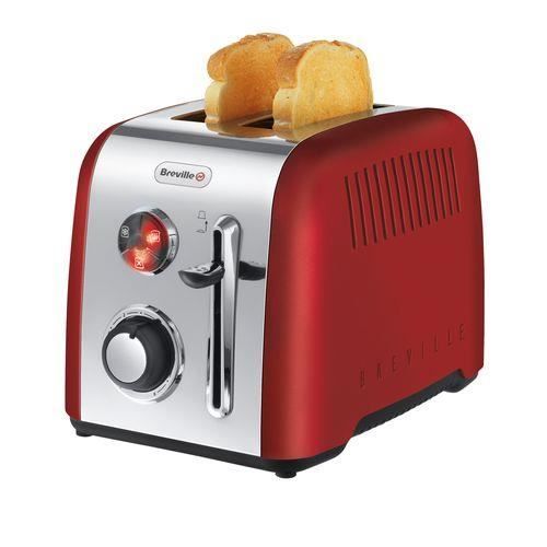 BREVILLE Grille pain rouge VTT536X