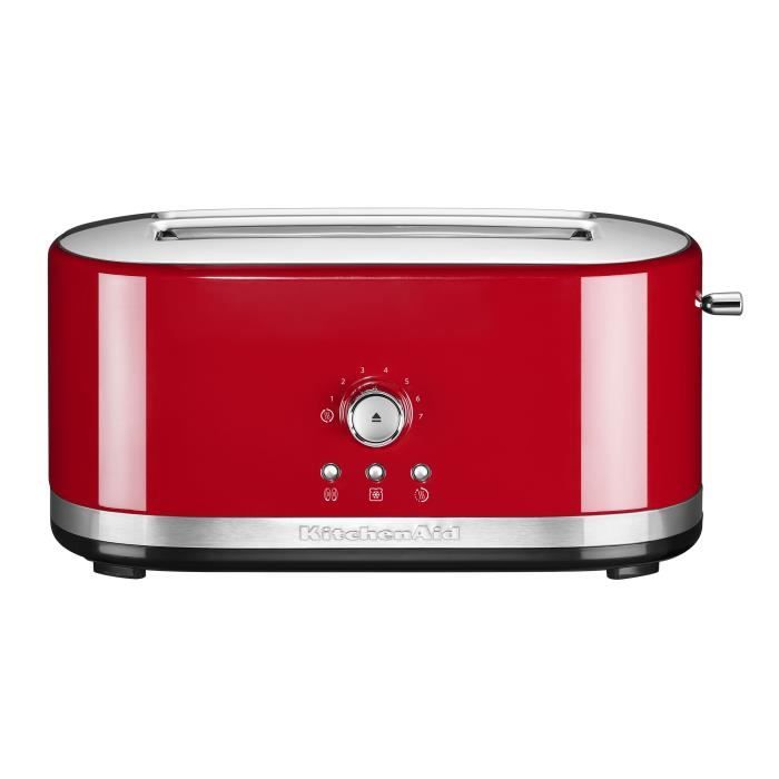 KITCHENAID 5KMT4116EER Grille-pain - 1800 W - 2 fentes - 7 positions - Rouge empire