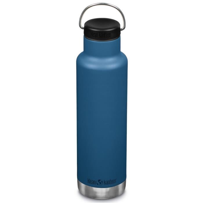 Gourde Inox Isotherme 592 ml bouchon Loop Real Teal - KLEAN KANTEEN