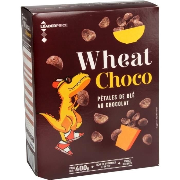 Céréales pétales de chocolat 400g Leader Price