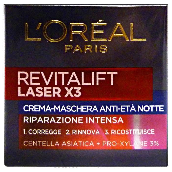 L'OREAL Revitalift Laser X3 Nuit 50 Ml. - Crèmes et masques de visage