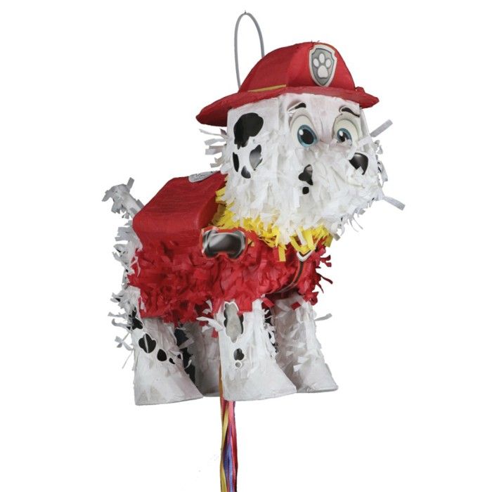 Pinata à ficelles Paw Patrol en papier et plastique