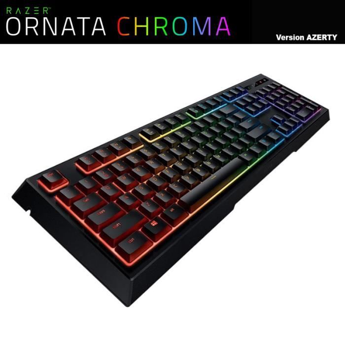 Clavier PC Gamer Mécanique Razer Ornata Chroma RZ03-0204 AZERTY RGB