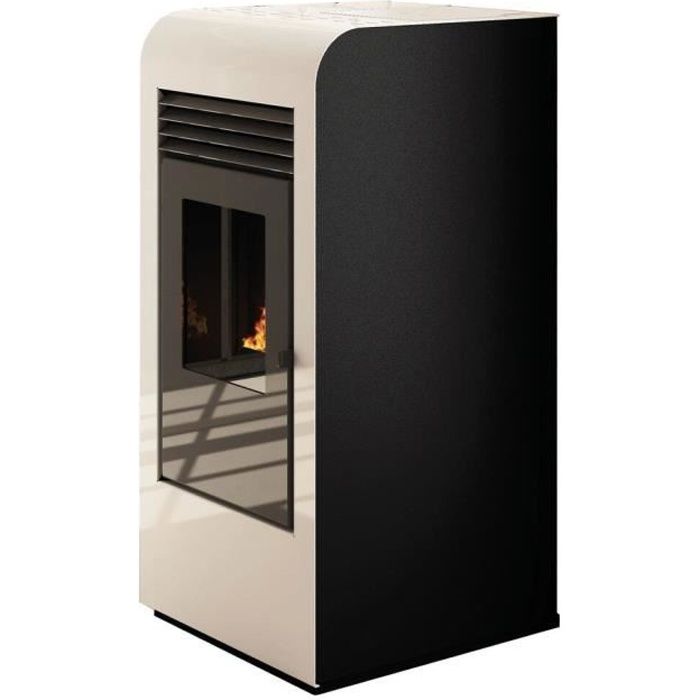 Poêle à granulés air Giada 8kW Blanc Sannover