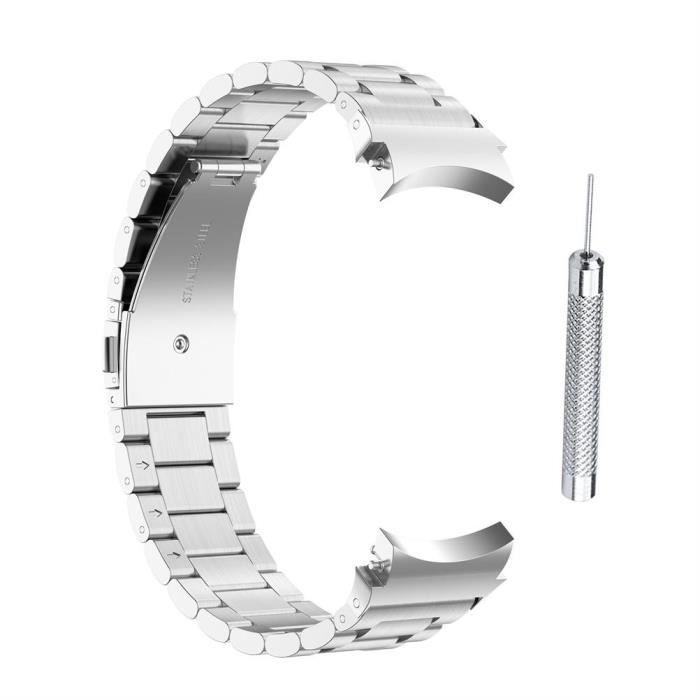 Bracelet de montre En acier inoxydable 20mm pour Samsung galaxy watch4 40-44mm, Watch4 classic 46mm-42mm-G