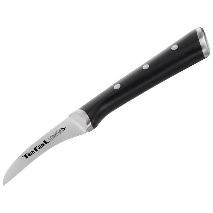 Tefal K2321214, Couteau à fruit, 6,54 cm, Acier inoxydable, Acier inoxydable, Noir, Chine