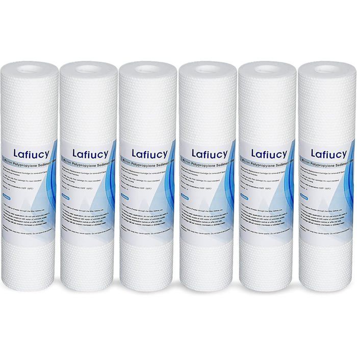 Meilleurs prix pour Filtre À Eau À Sédiments De 5 Microns Compatible Avec LUnité Ro De 10 PoucesCartouche De Filtre À Eau À Sédiments De 10X2.56P