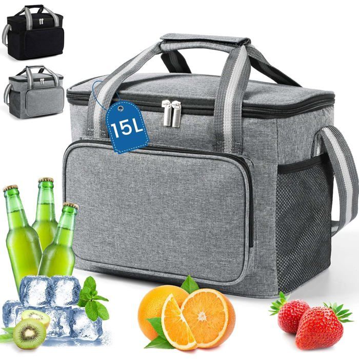 XTDMJ Sac Isotherme Pliable Isotherme 10 L - Sac à Déjeuner Isotherme