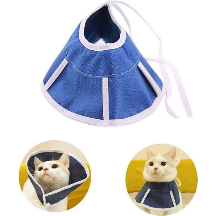 Comparer les prix de Collier de convalescence réglable pour chats et chiens après chirurgie cône souple pour le toilettage protection contre les mo
