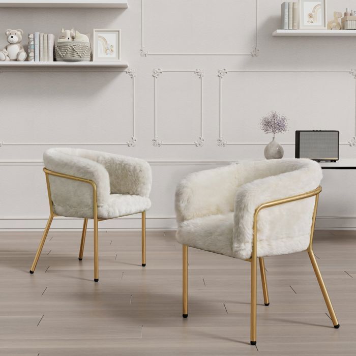 Chaise de loisir individuelleChaise dressing salon et chambre à coucher luxe léger chaise de salle à manger avec quatre pied