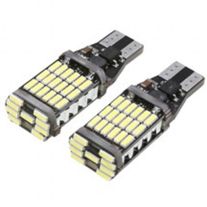 Ampoules de feu de recul LED 912 921,puces 2835 15-SMD, ampoules T15 ...
