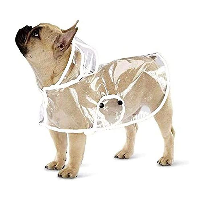 Meilleurs prix pour Imperméable pour chien avec capuche poncho transparent imperméable pour petits chiens chiots chats animaux de compagnie