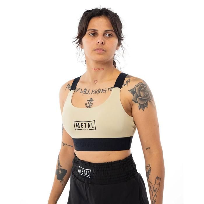 Brassière femme Metal Boxe Desert Storm - beige