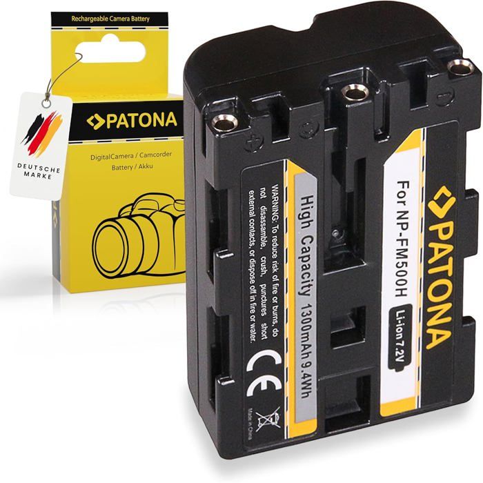 Batterie Sony NP-FM500H|Batteria ricaricabile Litio-Ioni Sony NP-FM500H