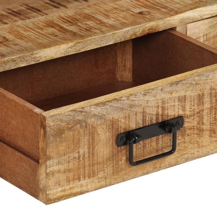 NEUF Armoire TV - Brun - Meuble TV - TABLE TV - 120x30x45 cm - Bois massif de manguier TT3254