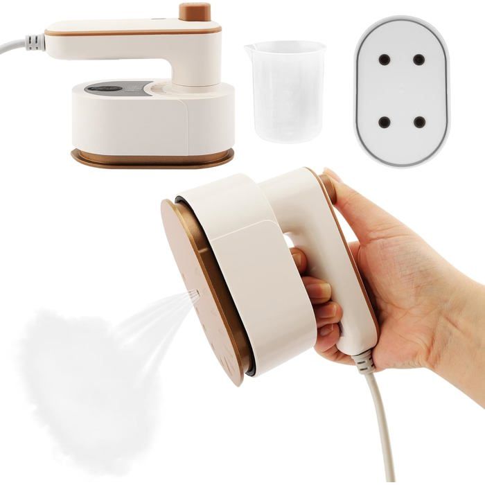 Fer repasser voyage pliable chauffe rapide sec/humide léger maison/voyage . - Rnemitery