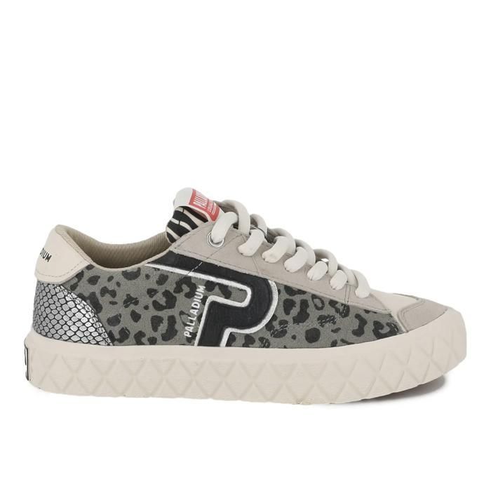 Baskets femme Palladium Palladium - vetiver/leopard-m