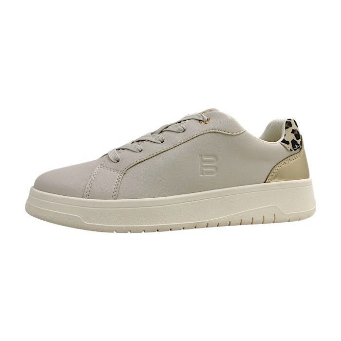 Femmes Bagatt chaussure à lacets sportive  Textile Lacets Plat - blanc cassé/léo 5050