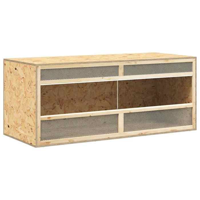 BESTLIFE Terrarium Bois dingénierie 120x50x50 cmavec manuel de montage（84048761）VIDAXL