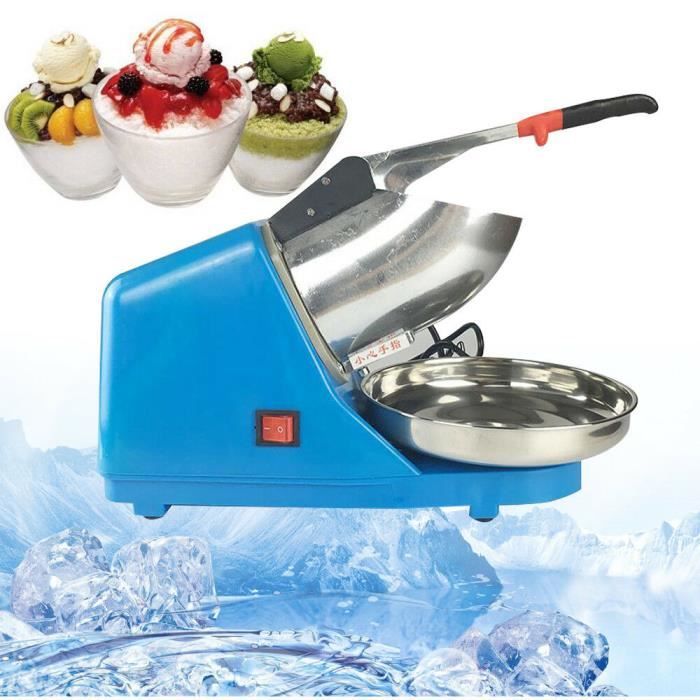 Machine de broyeur à glace de broyeur à glace électrique 65Kg Machine à glaçons en acier inoxydable Broyeur à glace