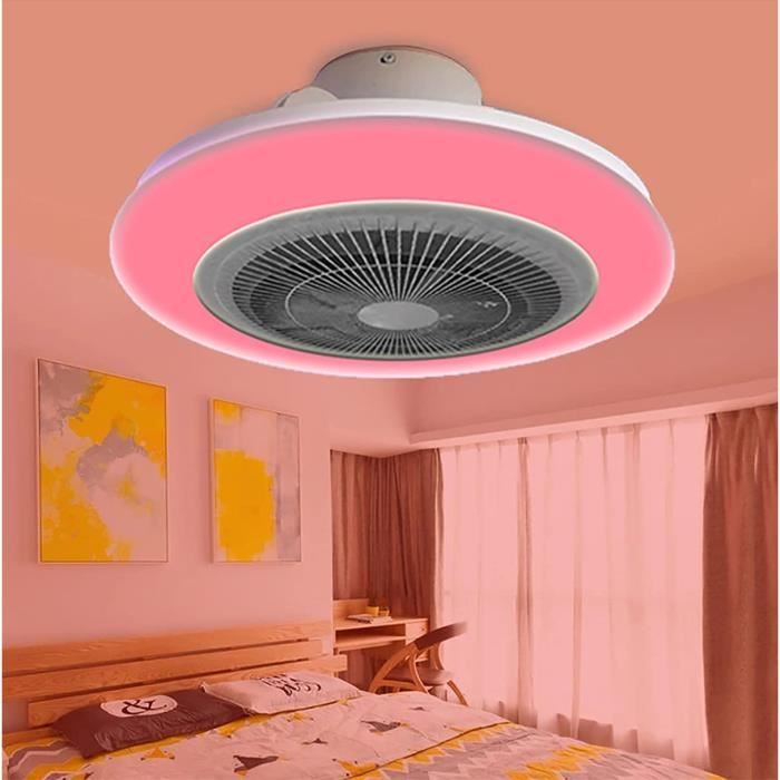 LearnLyrics Chauffage Plafonnier Salle De Bain 600W - Avec Lumière LED & Ventilation & Télécommande - Chauffage Céramique PTC Rapide - 8