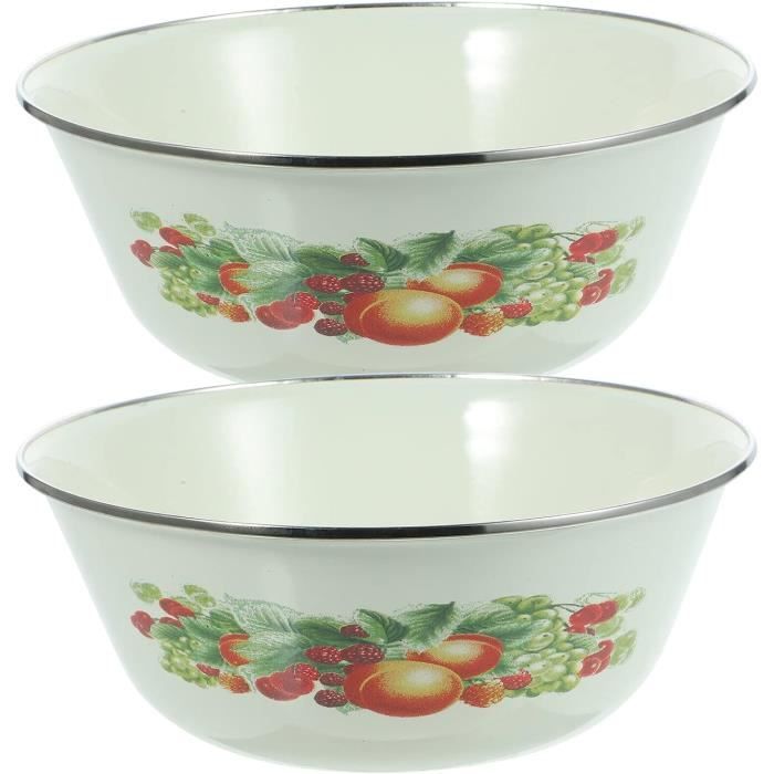 Grand Saladier, 1800ML Bols De Service Aux Fruits En Porcelaine, Bol à