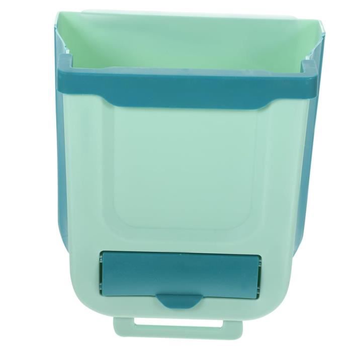 OKESYO Poubelle Compost Cuisine Suspendue 7L/12L - Anti-Odeurs Avec Couvercle Coulissant