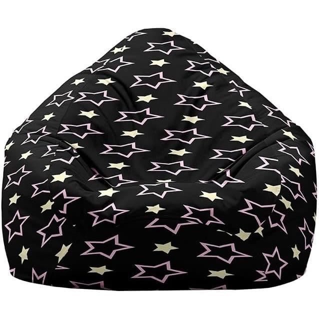 Pouf Poire Adulte et Enfants,Pouf Géant sans Remplissage,Pouf de Salon