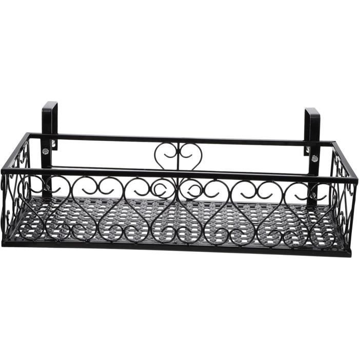 Pot De Fleurs Pour Plantes De Balcon, Support De Crochets D'art En Fer