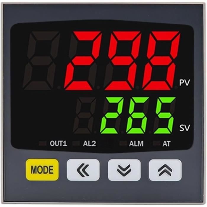 Contrôleur PID Numérique WANGCL - Thermostat Intelligent Avec Relais SSR 40A | Thermocouple Type K | 0-1300°C